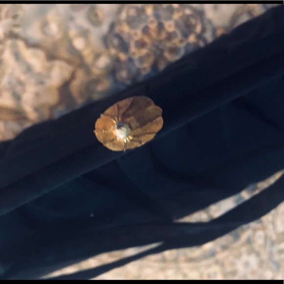 VINTAGE BLACK SATIN PURSE FROM 60’s - Picture 2 of 3